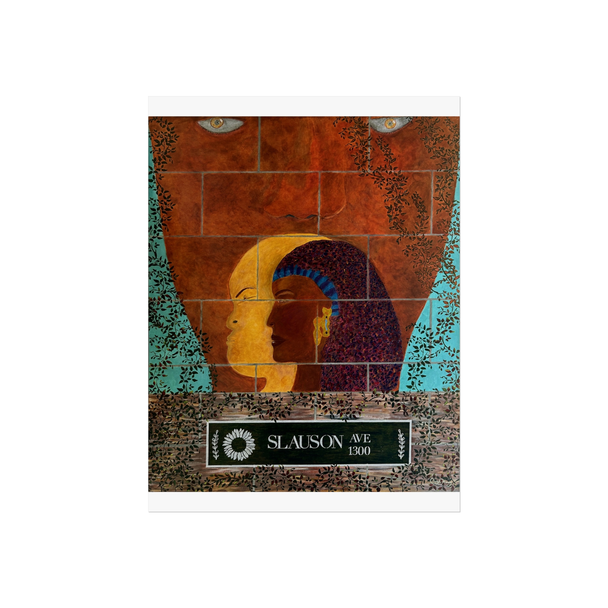 Fine Art Poster — Slauson Ave Mural Print (Urban Egyptian Profile) - Image 4
