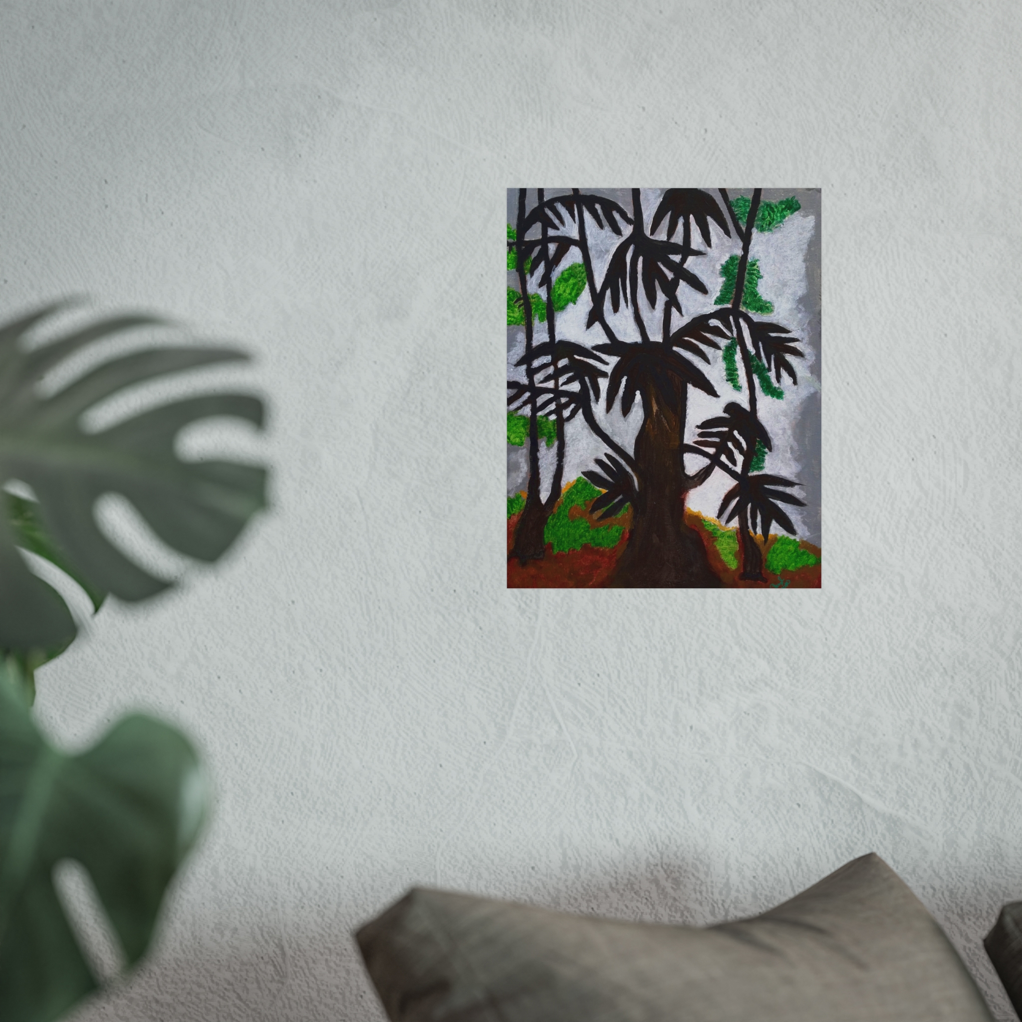 Tropical Tree Fine Art Poster — Abstract Botanical Wall Art - Image 2