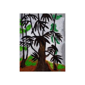 Tropical Tree Fine Art Poster — Abstract Botanical Wall Art