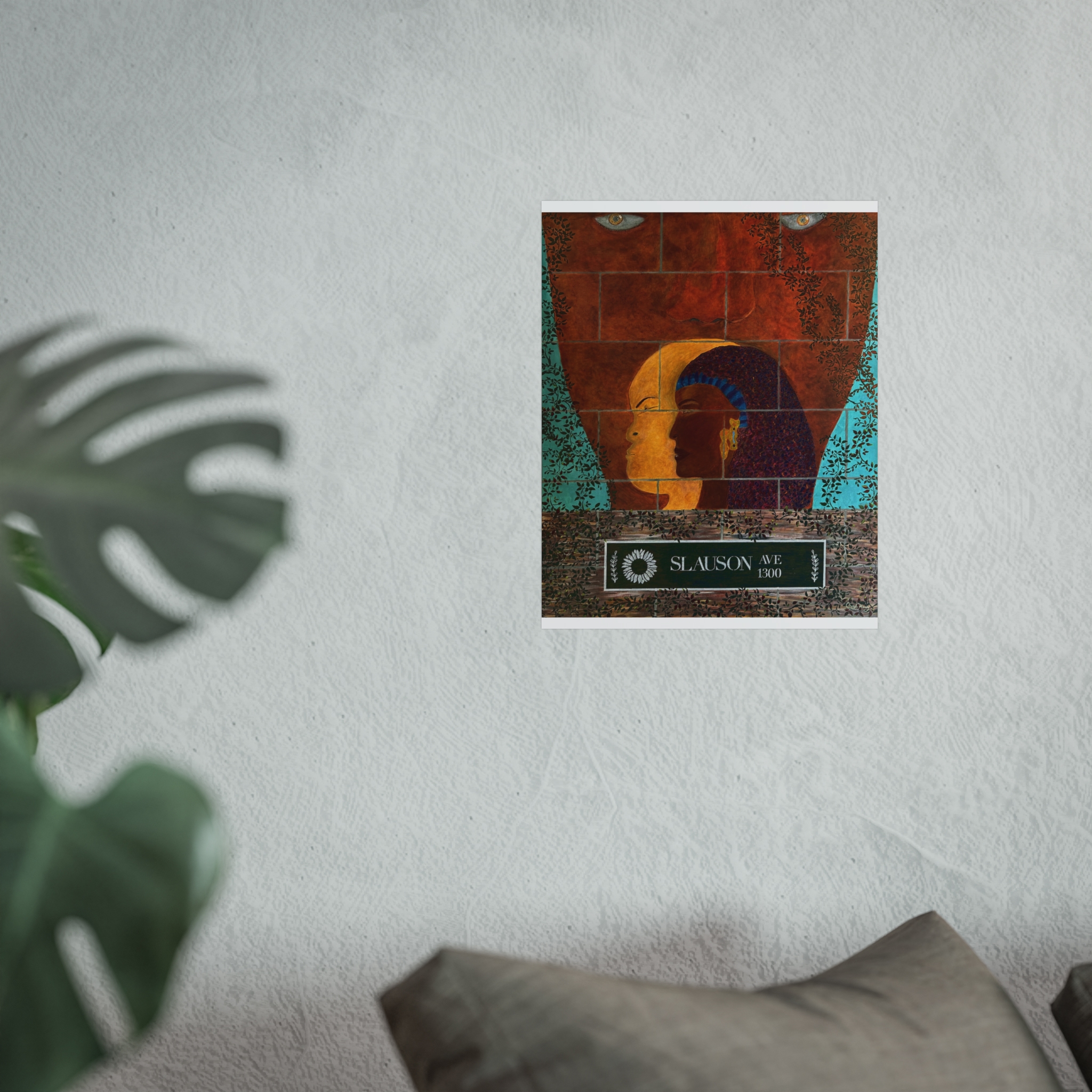 Fine Art Poster — Slauson Ave Mural Print (Urban Egyptian Profile) - Image 2