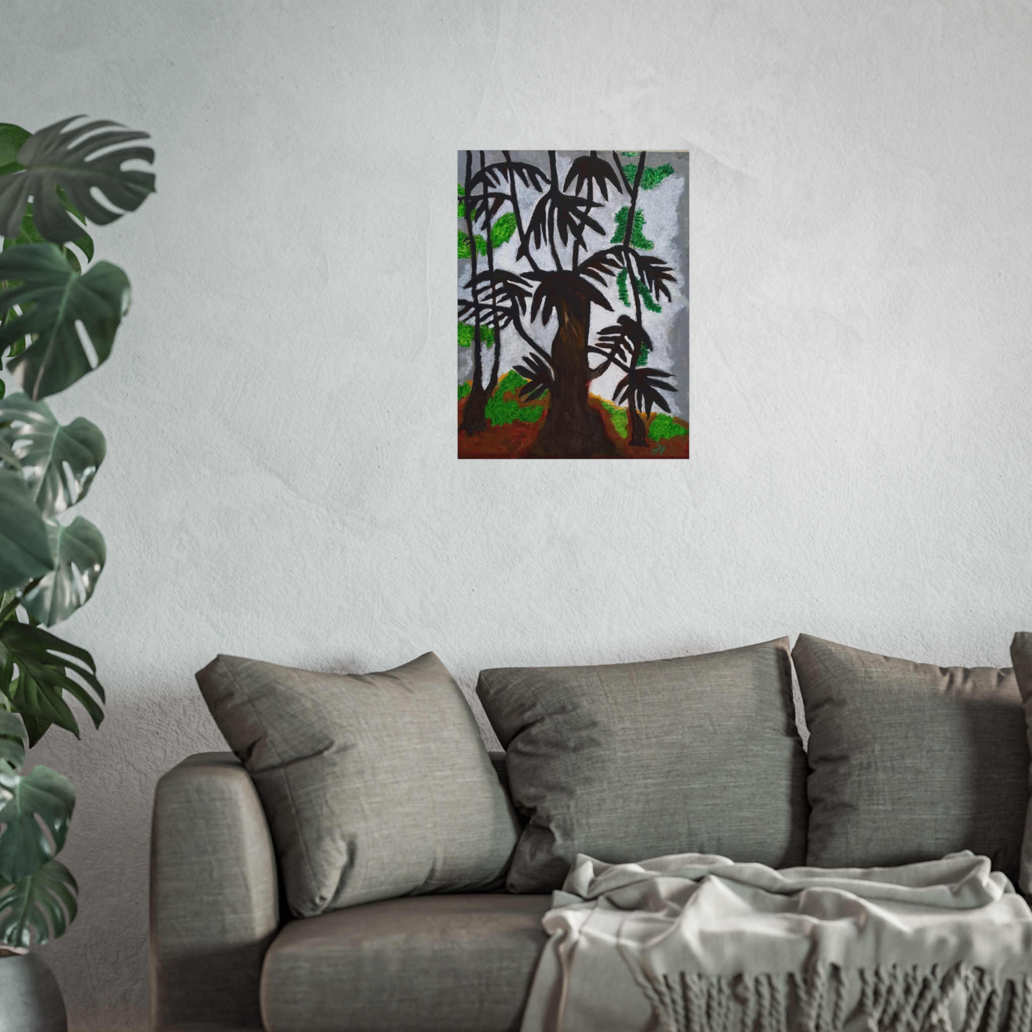 Tropical Tree Fine Art Poster — Abstract Botanical Wall Art - Image 5