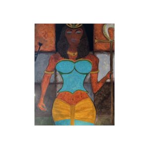Egyptian Goddess Fine Art Poster — Vibrant Afrocentric Wall Art