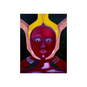 Fine Art Poster — Vibrant Afrocentric Portrait Print