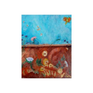 Fine Art Poster — Dreamy Floral Landscape Print