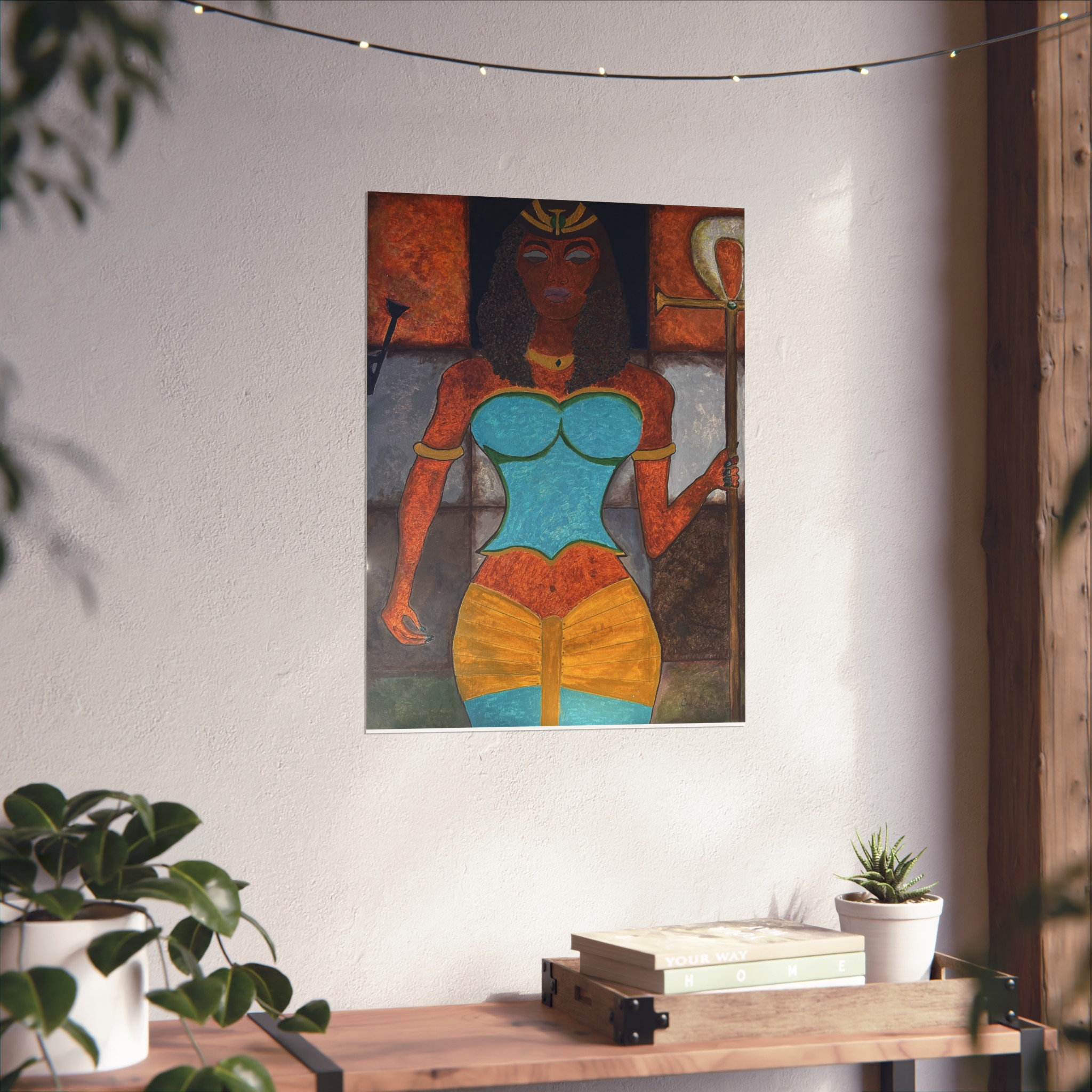 Egyptian Goddess Fine Art Poster — Vibrant Afrocentric Wall Art - Image 6