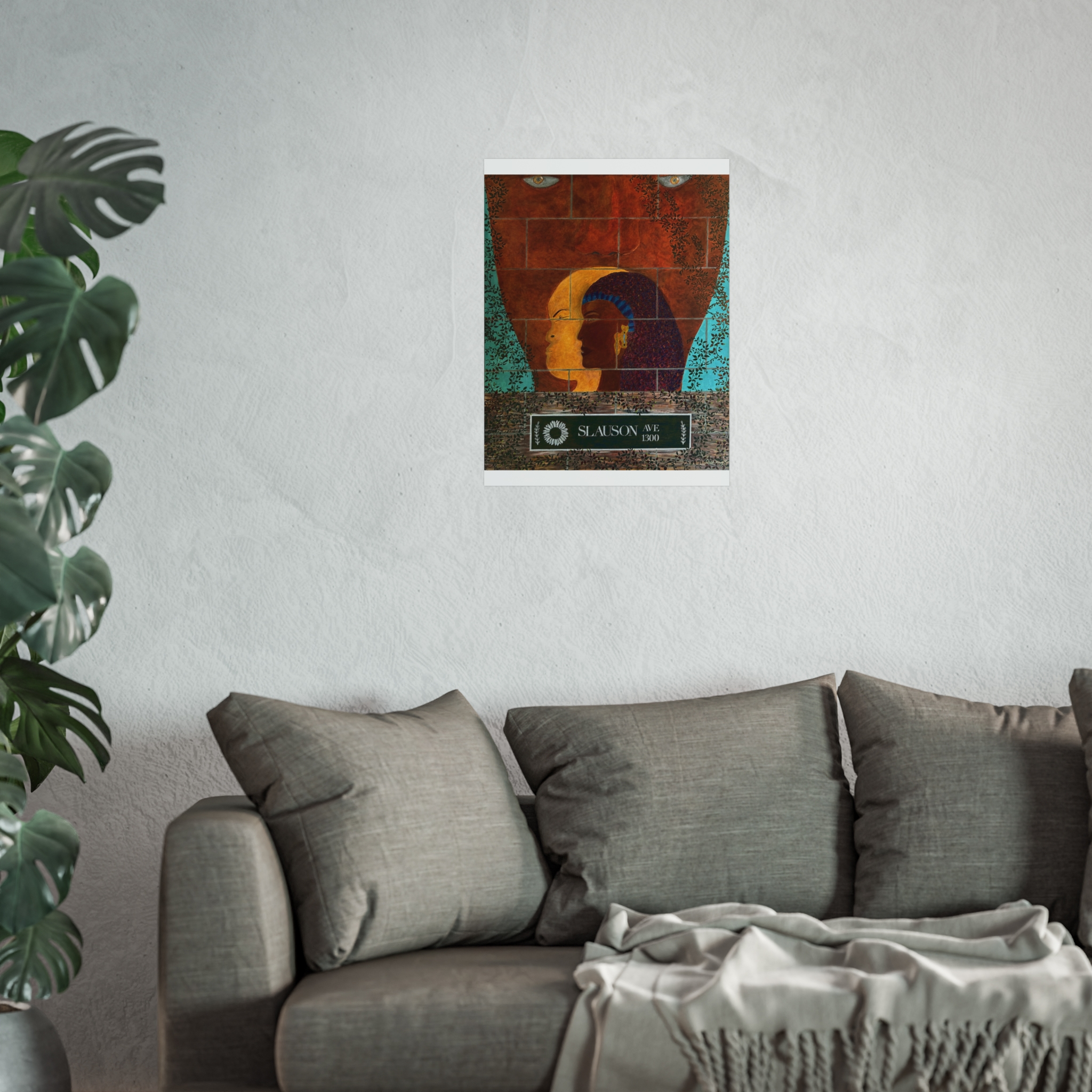 Fine Art Poster — Slauson Ave Mural Print (Urban Egyptian Profile) - Image 5