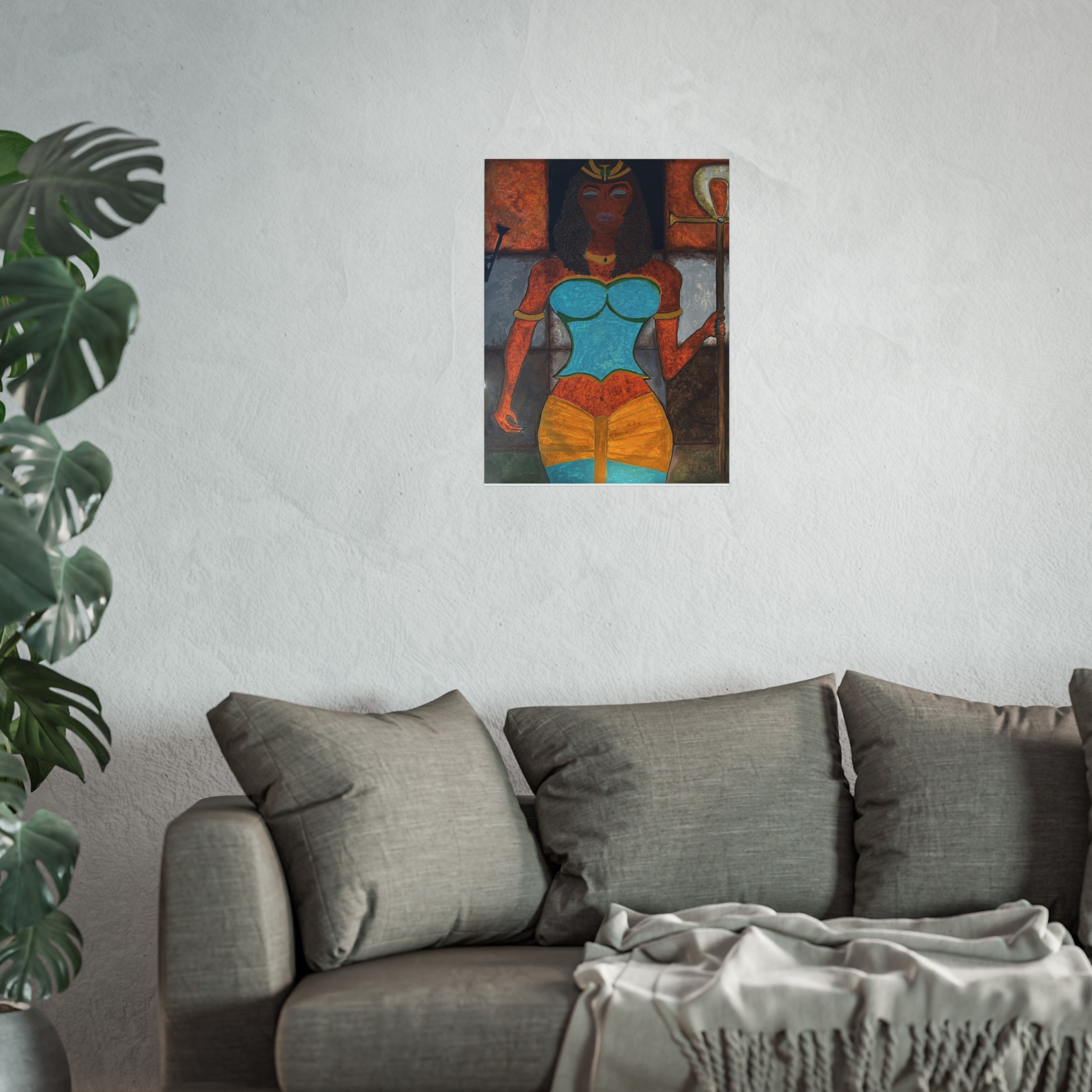 Egyptian Goddess Fine Art Poster — Vibrant Afrocentric Wall Art - Image 5