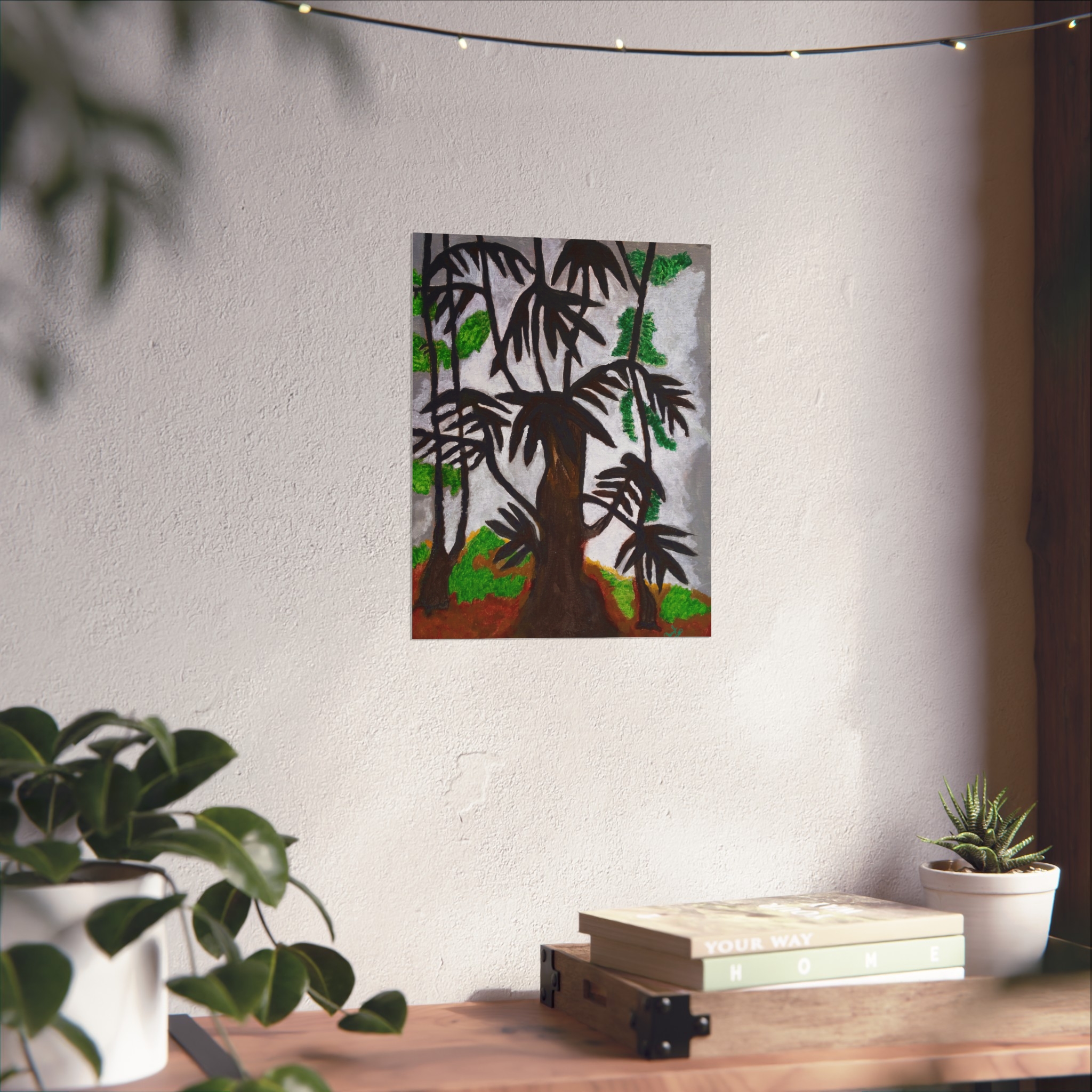 Tropical Tree Fine Art Poster — Abstract Botanical Wall Art - Image 3