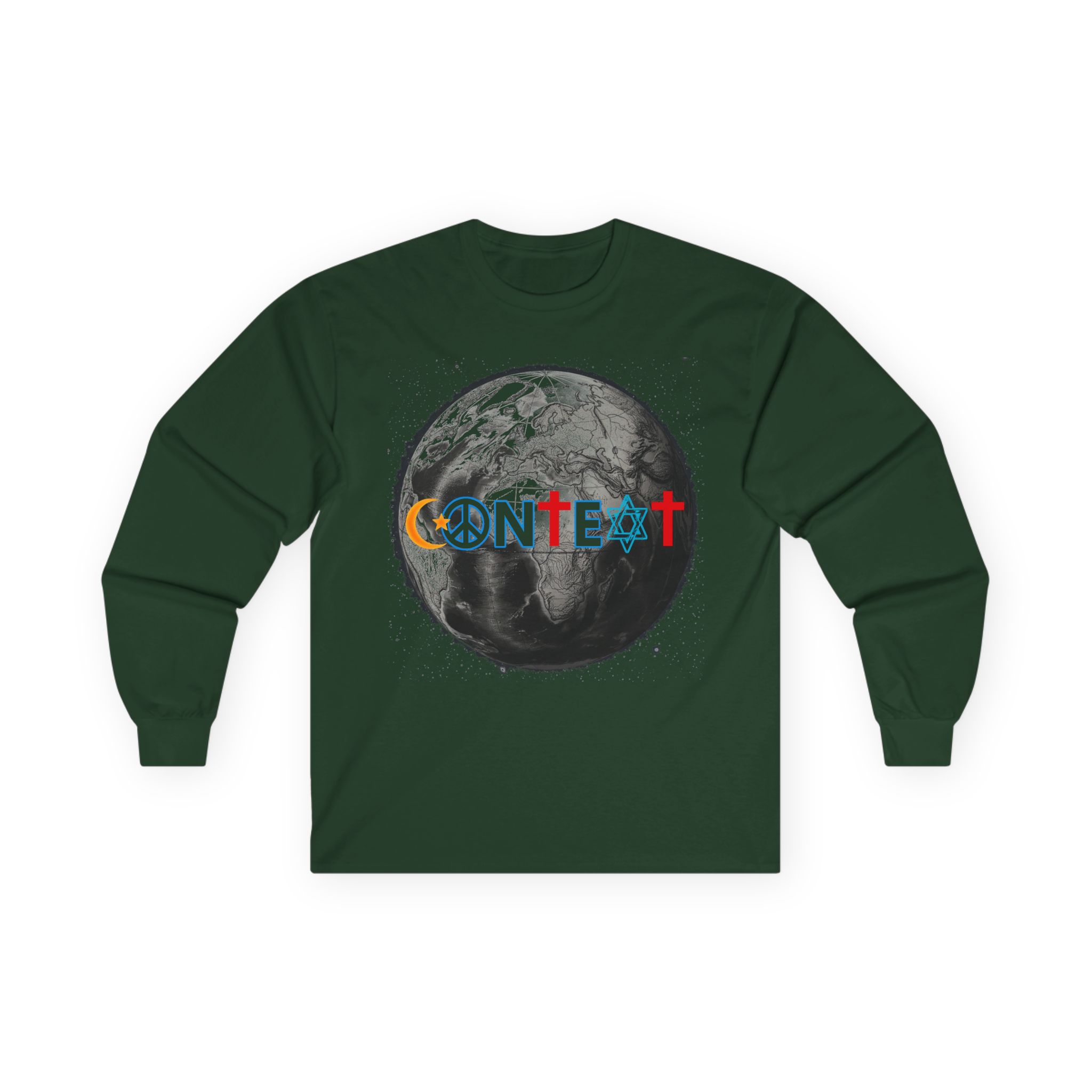 Context Globe Long Sleeve Tee — Peace & Unity Graphic Shirt - Image 8