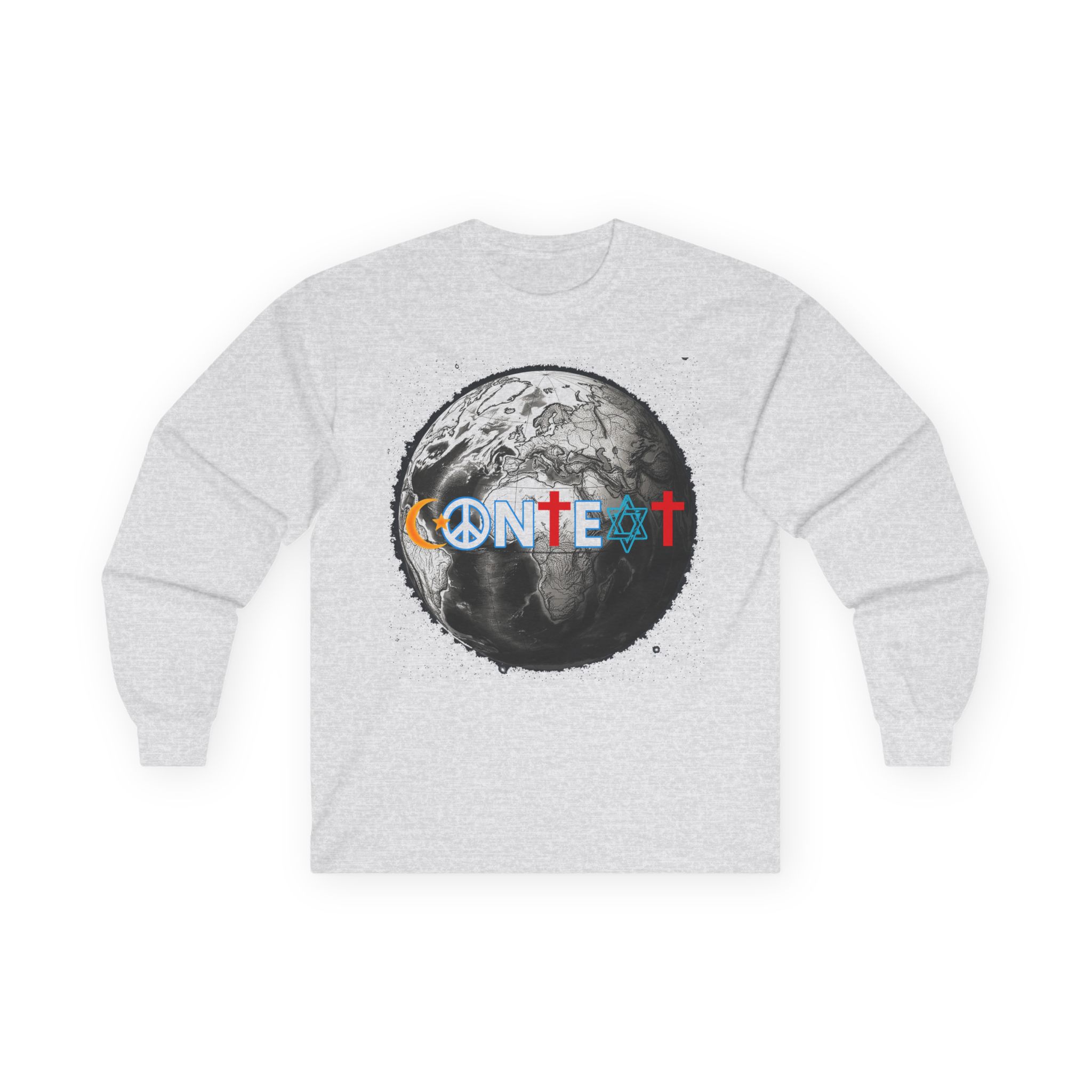 Context Globe Long Sleeve Tee — Peace & Unity Graphic Shirt - Image 5