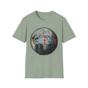 T-Shirt — 'Context' Peace & Faith Globe Graphic Tee