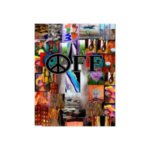 Peace Off Collage Fine Art Poster