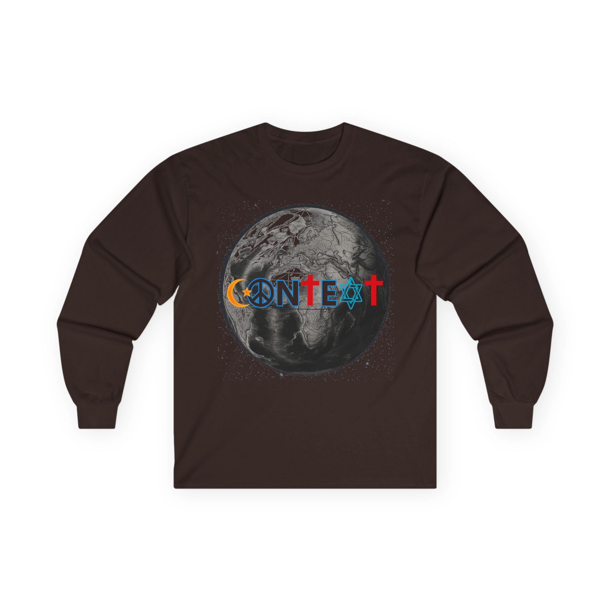 Context Globe Long Sleeve Tee — Peace & Unity Graphic Shirt - Image 7