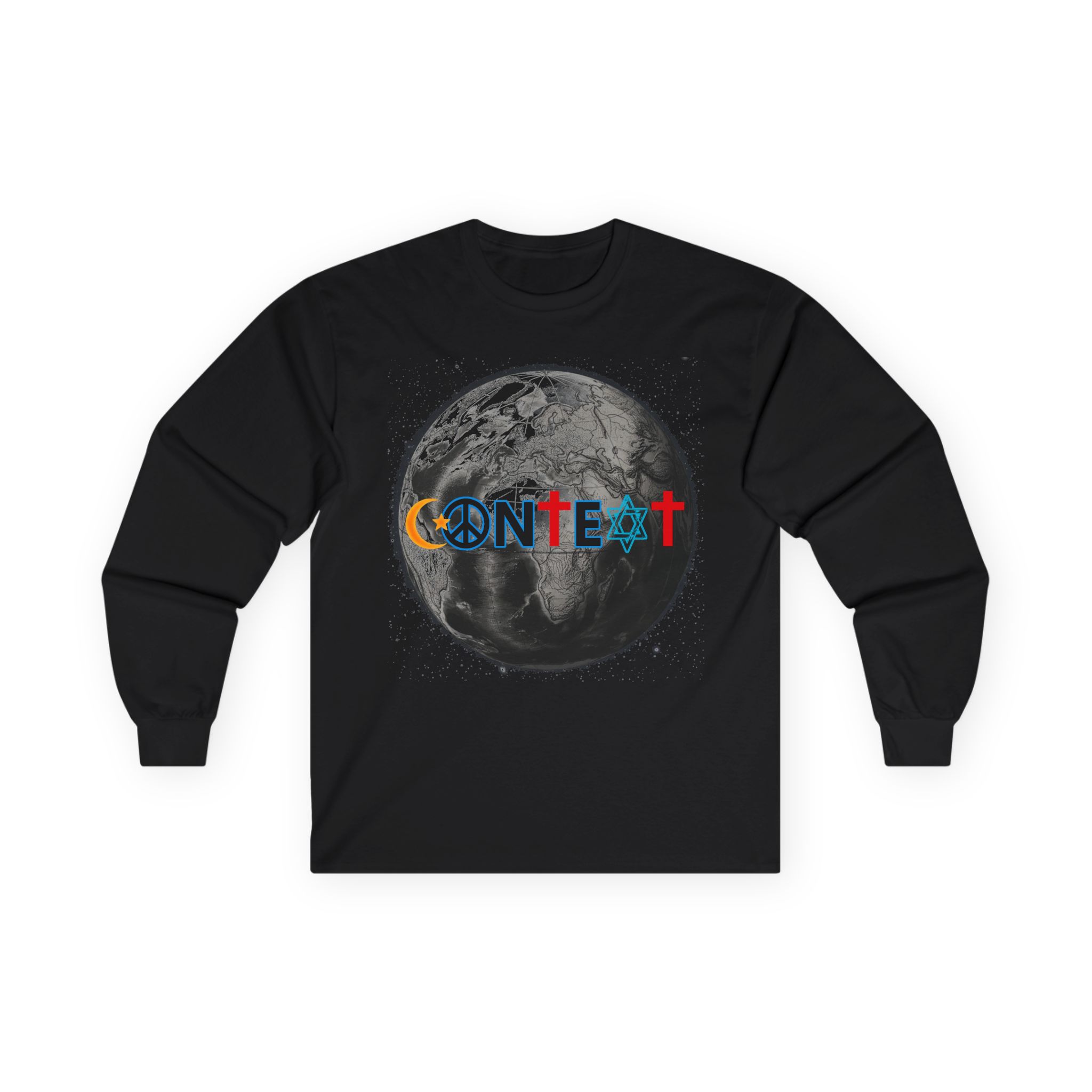 Context Globe Long Sleeve Tee — Peace & Unity Graphic Shirt - Image 6