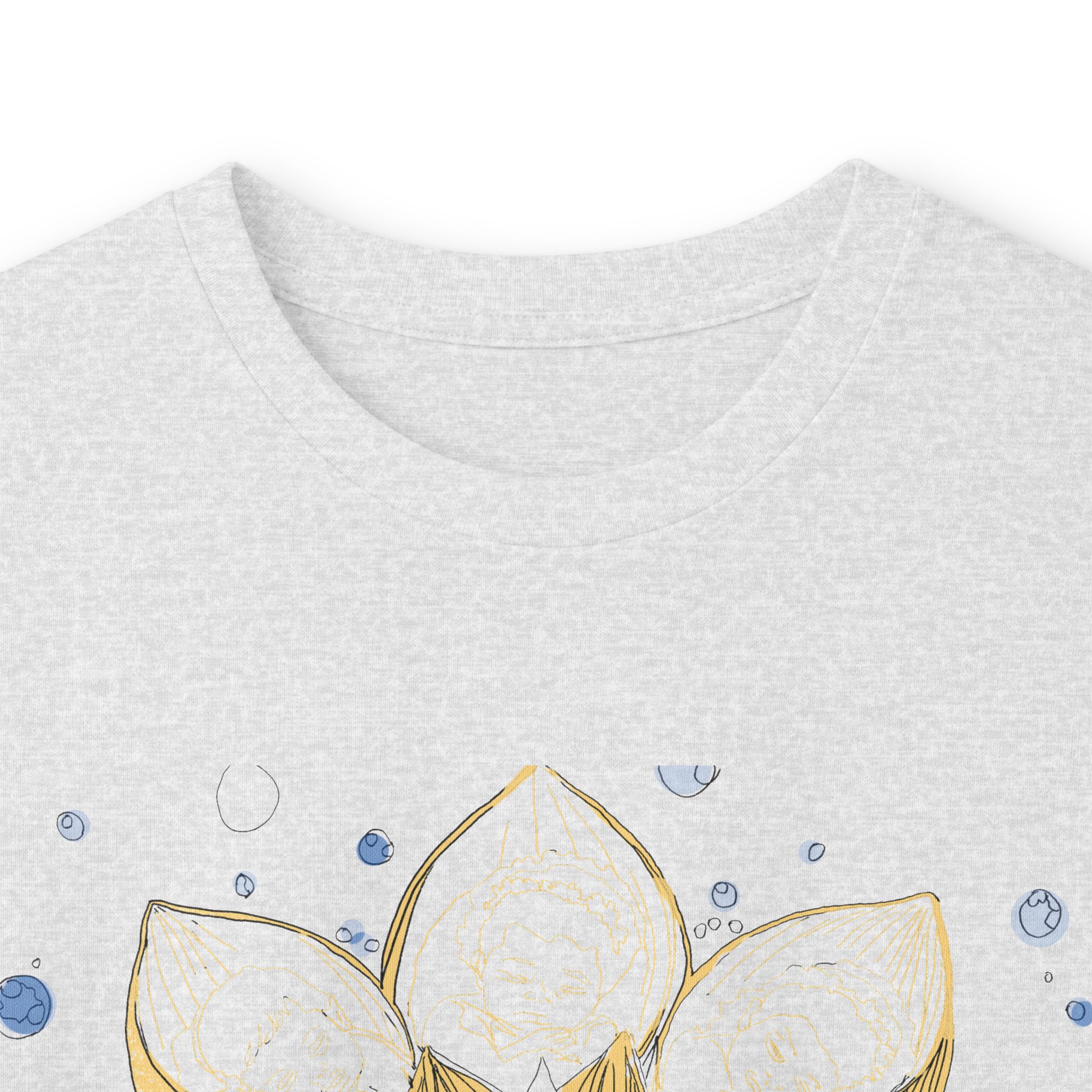 Gold Lotus Long Sleeve Tee — Minimal Floral Meditation Shirt - Image 6