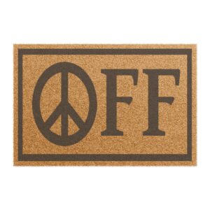 Doormat-Peace Off