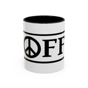 Peace Off Enamel Camping Mug