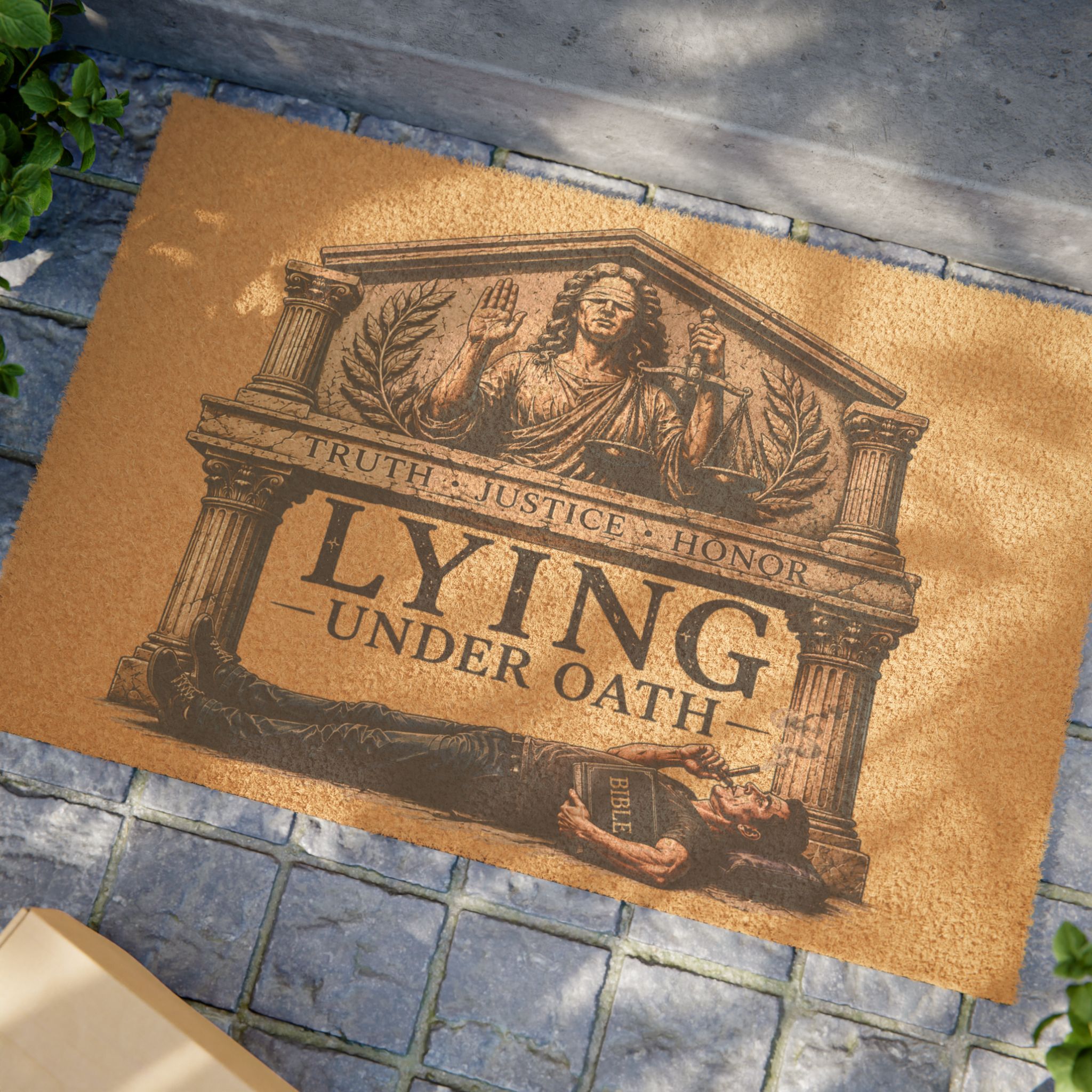 Doormat-Lying Under Oath - Image 4
